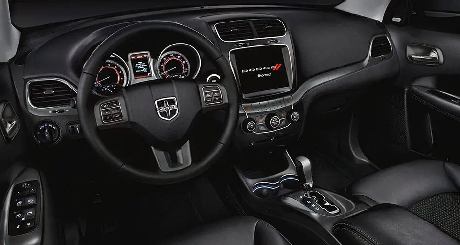 Dodge journey STX FWD interior front cross view