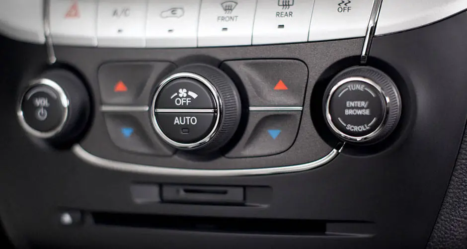 Dodge journey STX FWD interior Ac tuning control view