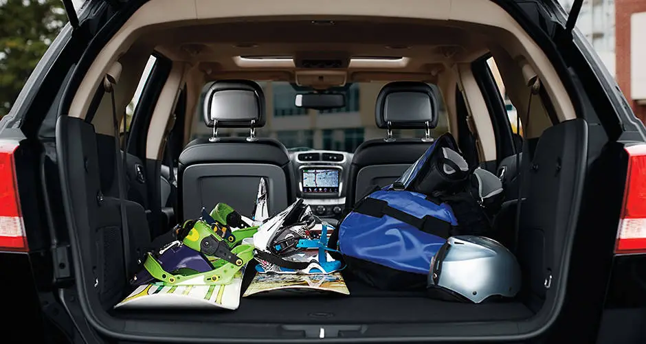 Dodge journey STX FWD interior adjustable cargo space view