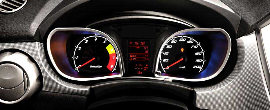 FAW Oley Sedan Interior speedometer