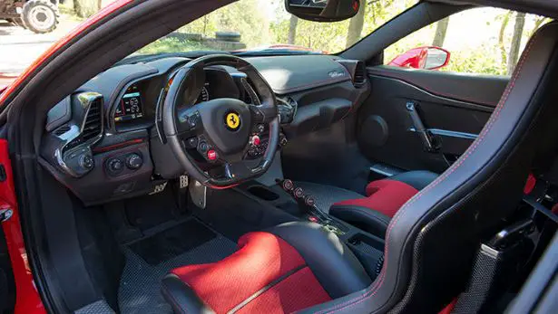 Ferrari 458 Speciale Front Interior View