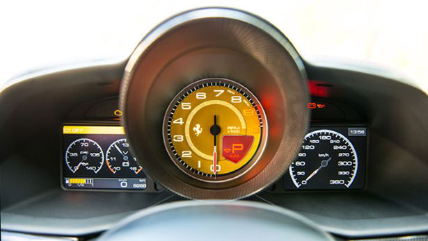 Ferrari 458 Speciale Speedometer