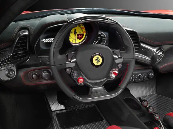 Ferrari 458 Speciale Steering