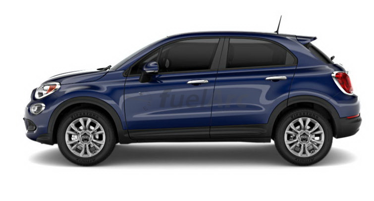 Fiat 500X Easy side view