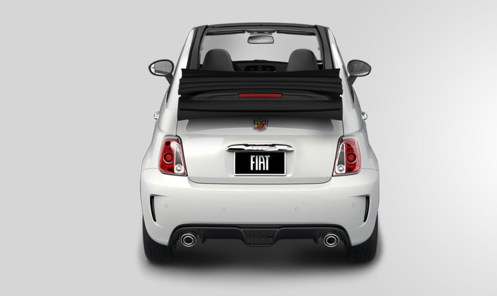 Fiat Abarth 500 1.4 L Back View