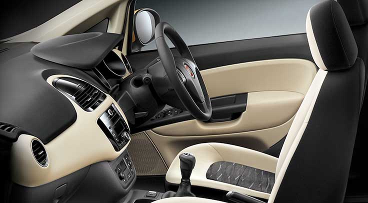 Fiat Punto Evo Emotion 1.4 Interior driver seat