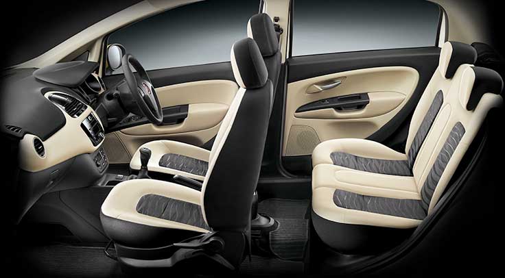 Fiat Punto Evo Multijet 1.3 90 hp Interior front and rear seats