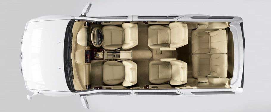 Force Motors Force One LX ABS 7 STR Interior top view