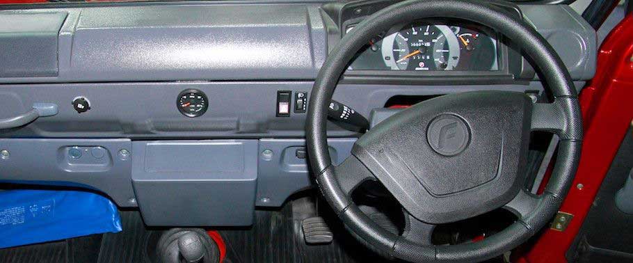 Force Motors Gurkha Soft Top 4 x 2 Interior steering