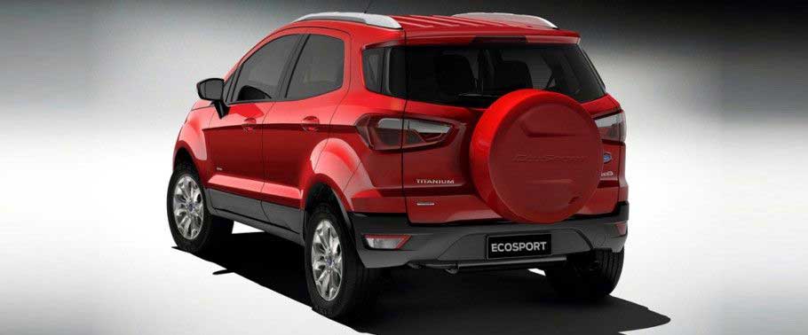 Ford Ecosport Ambiente 1.5 TDCi Exterior rear cross view