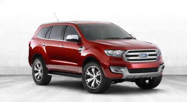 Ford Endeavour 2.2 Trend AT 4X2 front cross view