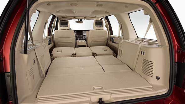 Ford Expedition Limited Interior luggage space