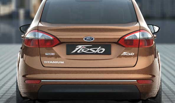 Ford Fiesta Titanium Diesel Exterior rear view