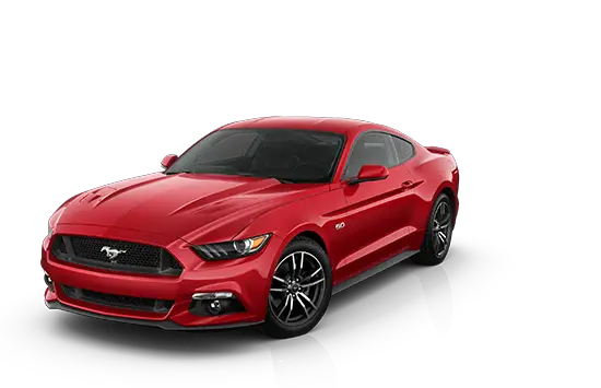 Ford Mustang GT Fastback front cross view