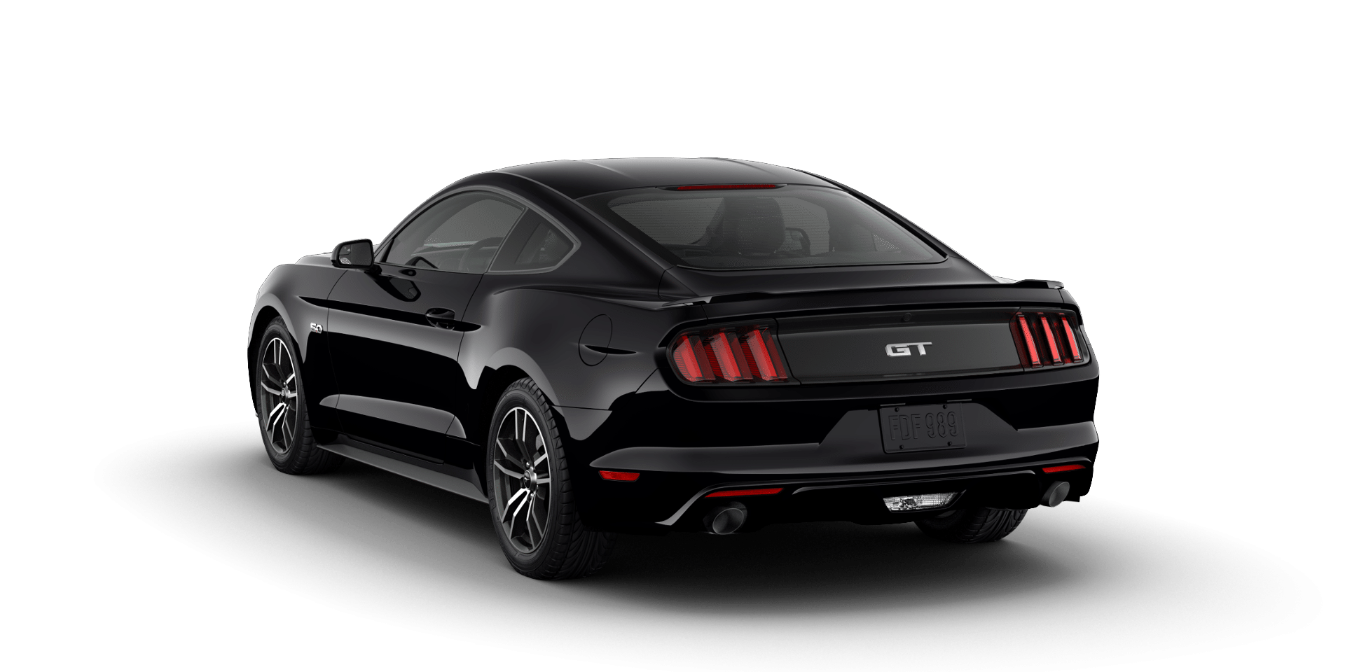 Ford Mustang GT Fastback rear cross view