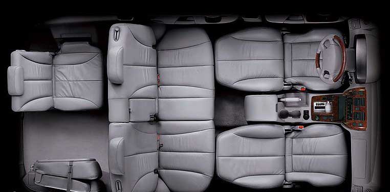 Hawtai Terracan T10 2.4 MT RWD Luxury Interior seats top view