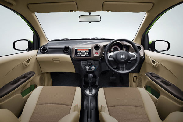 Honda Brio VMT Front Interior