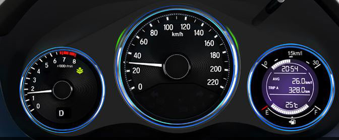 Honda City i DTec VX Option Speedometer