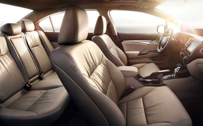 Honda Civic EX-L Sedan 2015 Interior leather seats