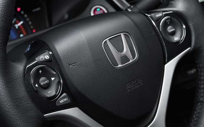 Honda Civic EX Sedan 2015 Interior wheel controls