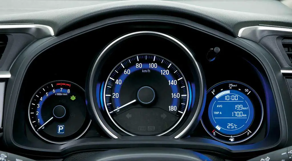Honda Jazz Interior speedometer