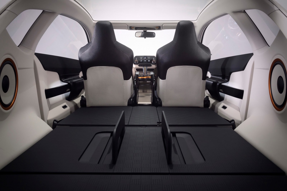 Honda Vision XS 1 interior cargo space view