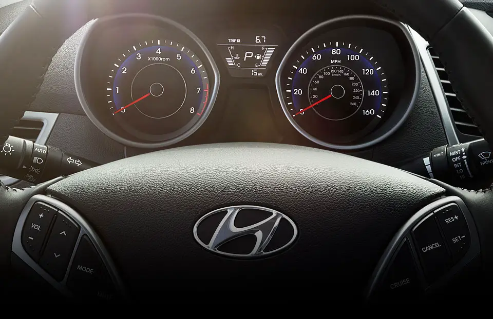 Hyundai Elantra SX AT 2015 Speedometer