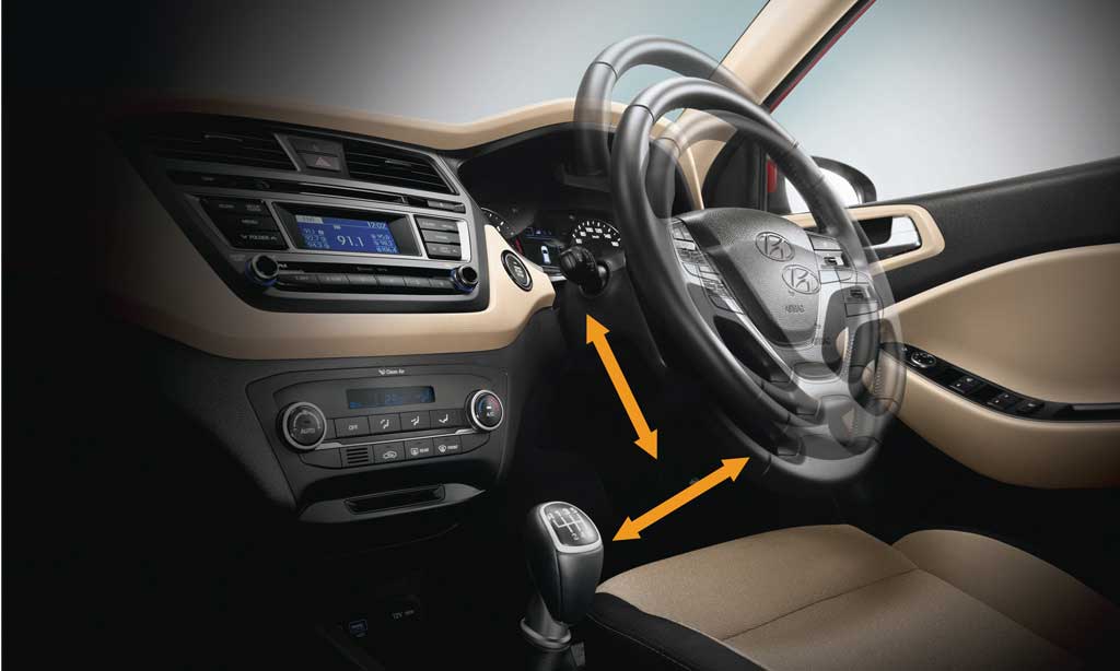 Hyundai Elite i20 Era 1.4 CRDI Interior steering