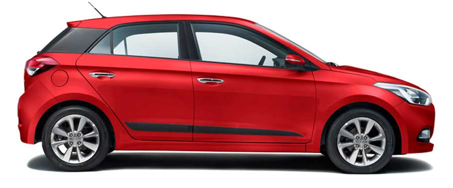 Hyundai Elite i20 Sportz Option 1.4 CRDI Exterior side view