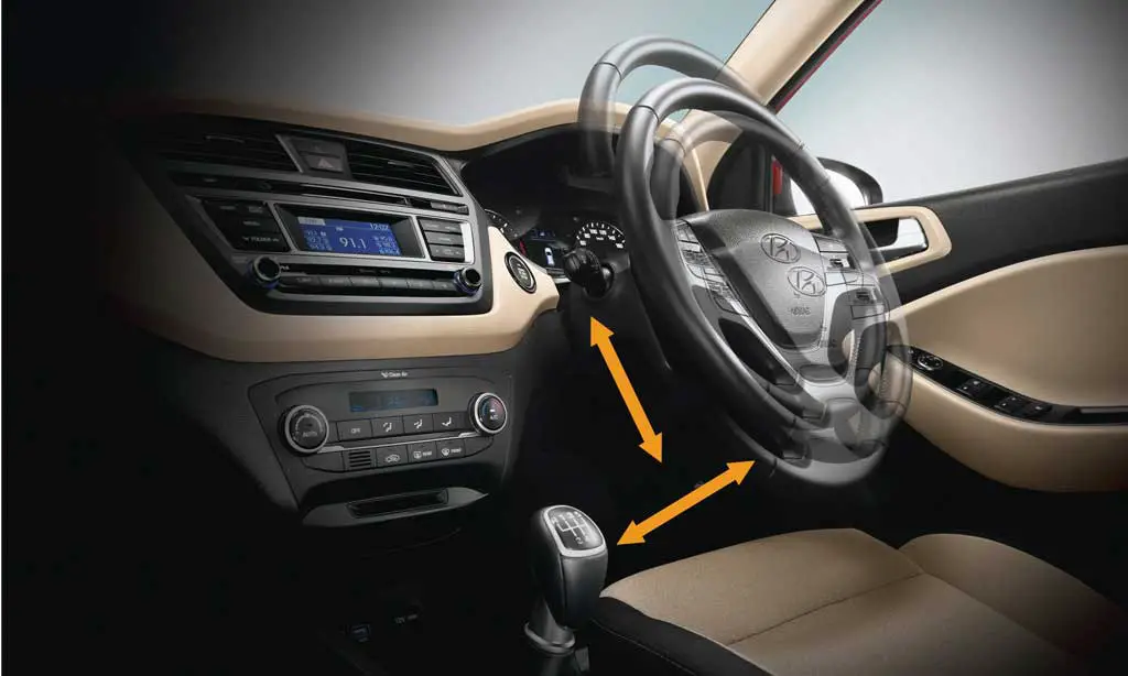 Hyundai Elite i20 Sportz Option 1.4 CRDI Interior steering