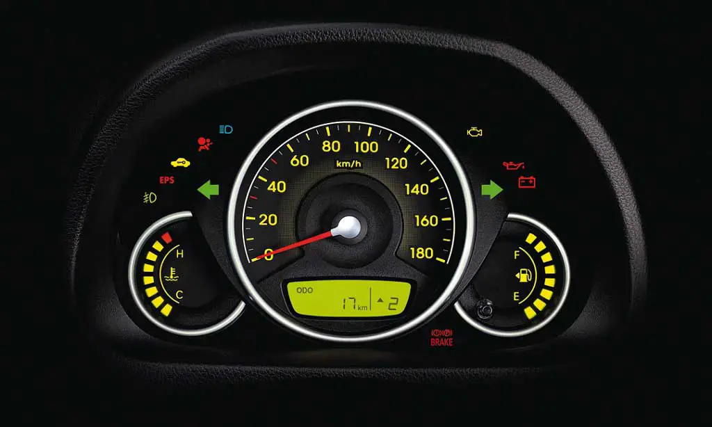 Hyundai Eon D Lite Plus LPG Interior speedometer