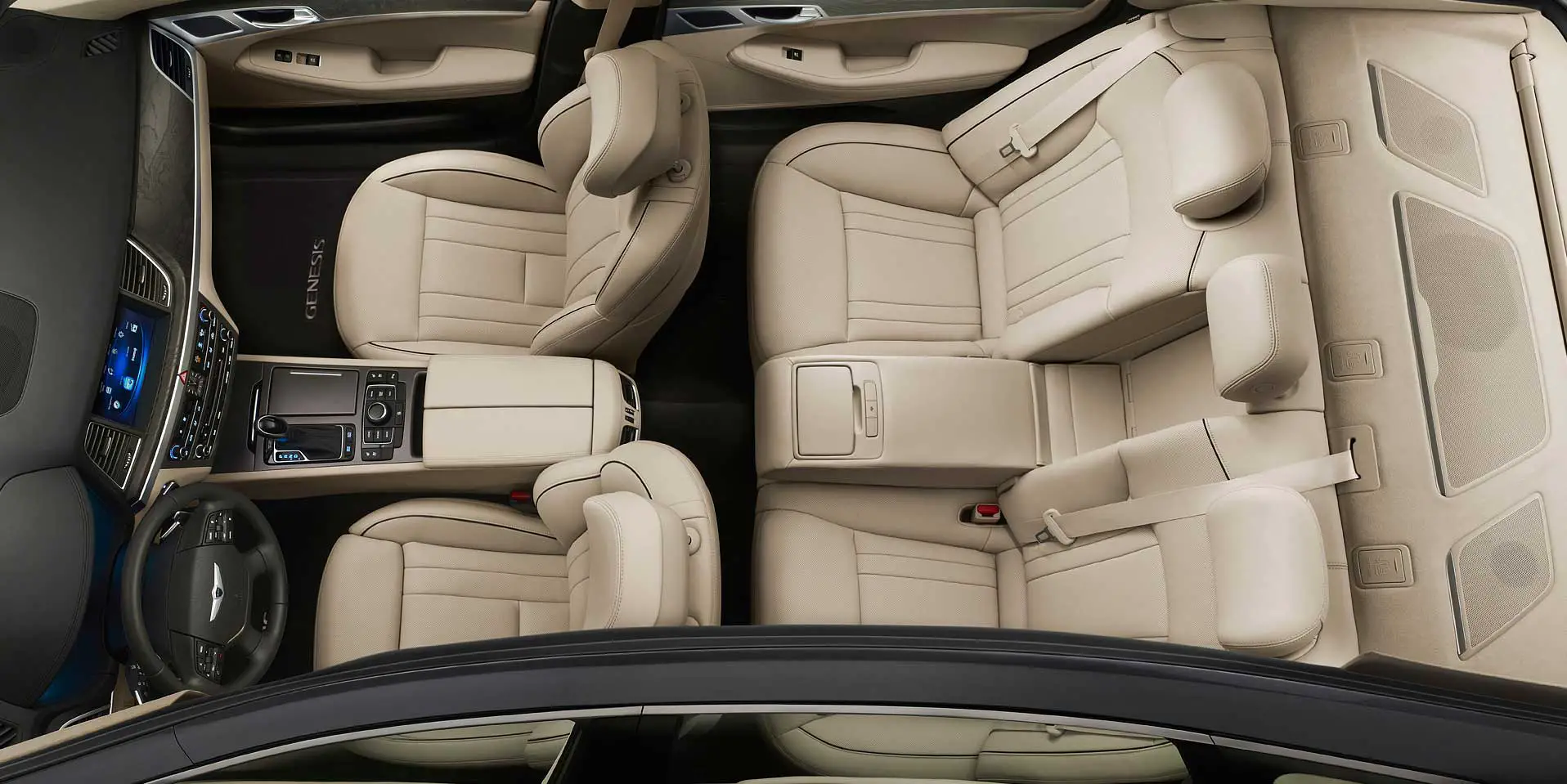 Hyundai Genesis 5.0 Interior Seats Top View