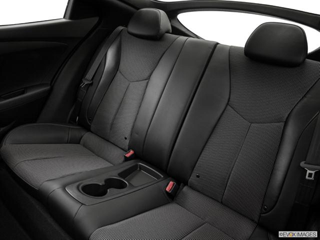 Hyundai Veloster rear seat view