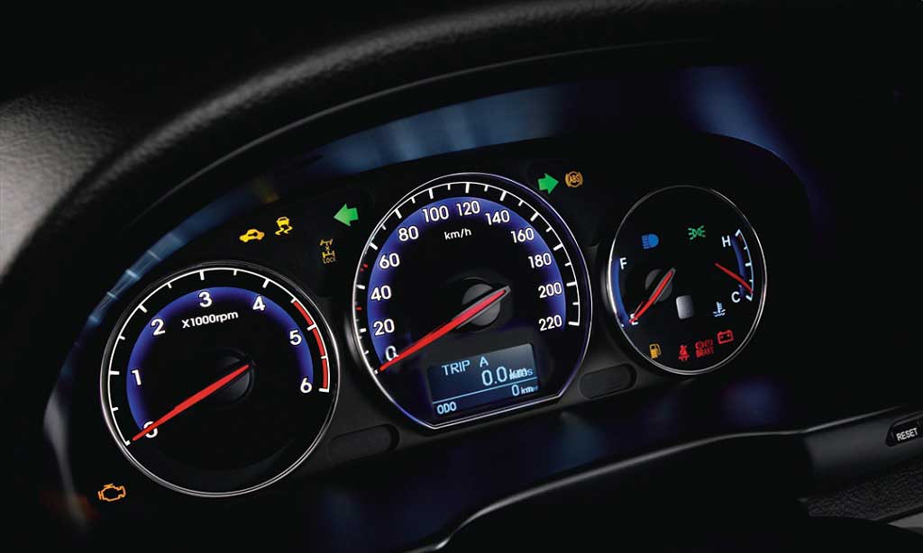 Hyundai Santa Fe 2 WD AT Interior speedometer