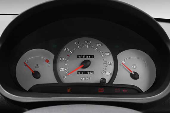 Hyundai Santro Xing GLS CNG Interior speedometer