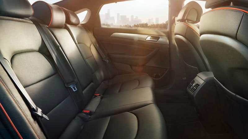 Hyundai Sonata SE 2015 Back Seat