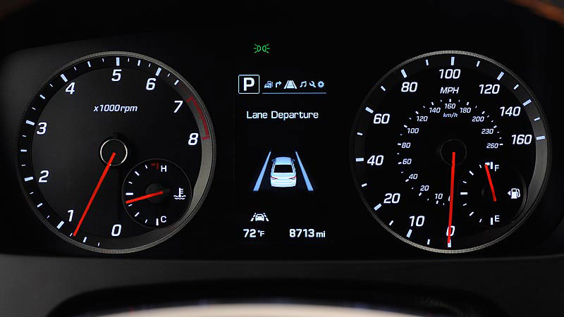 Hyundai Sonata SE 2015 Speedometer