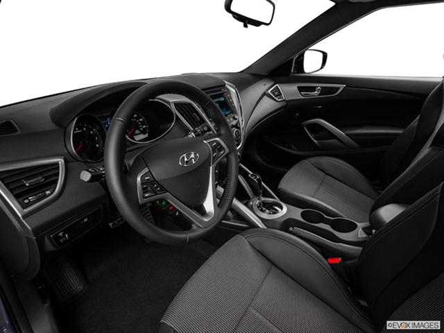 Hyundai Veloster Plus interior front cross view