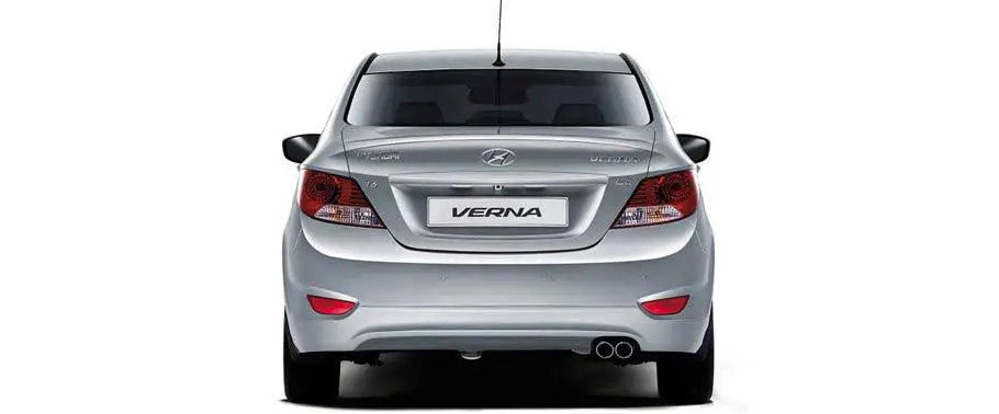 Hyundai Verna Fluidic 1.4 VTVT CX Exterior rear view