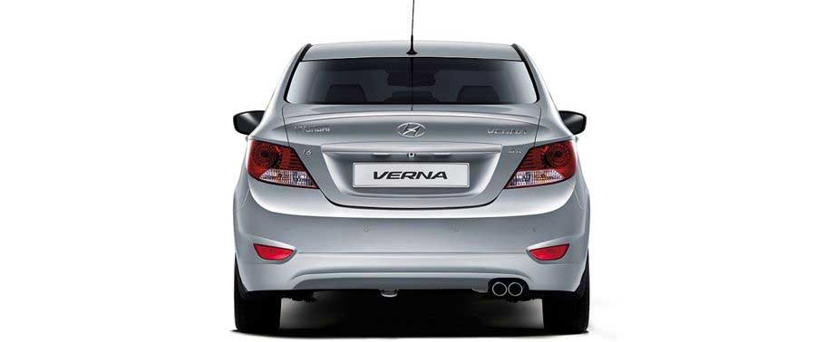 Hyundai Verna Fluidic 1.6 VTVT SX AT Exterior rear view