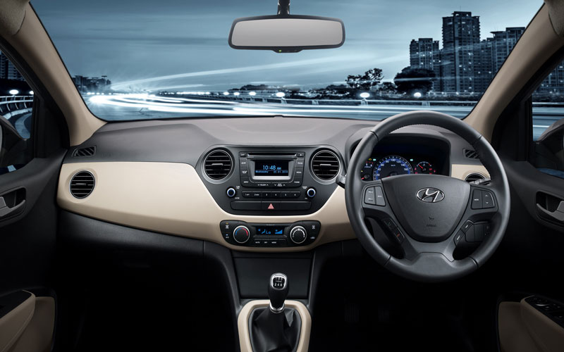 Hyundai Xcent 1.1 CRDi S Front Interior View