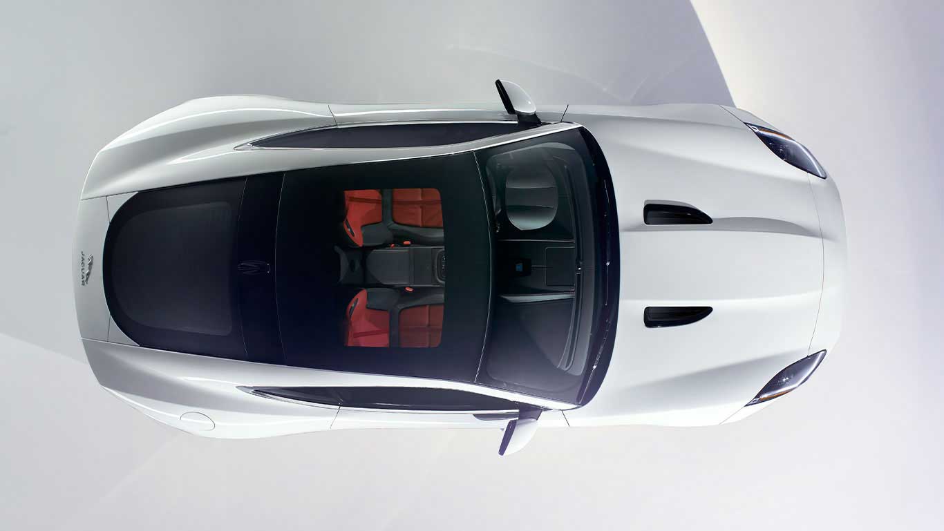 Jaguar F Type Coupe Exterior Top View