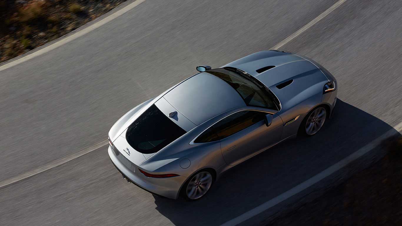 Jaguar F Type R Coupe Exterior Top View
