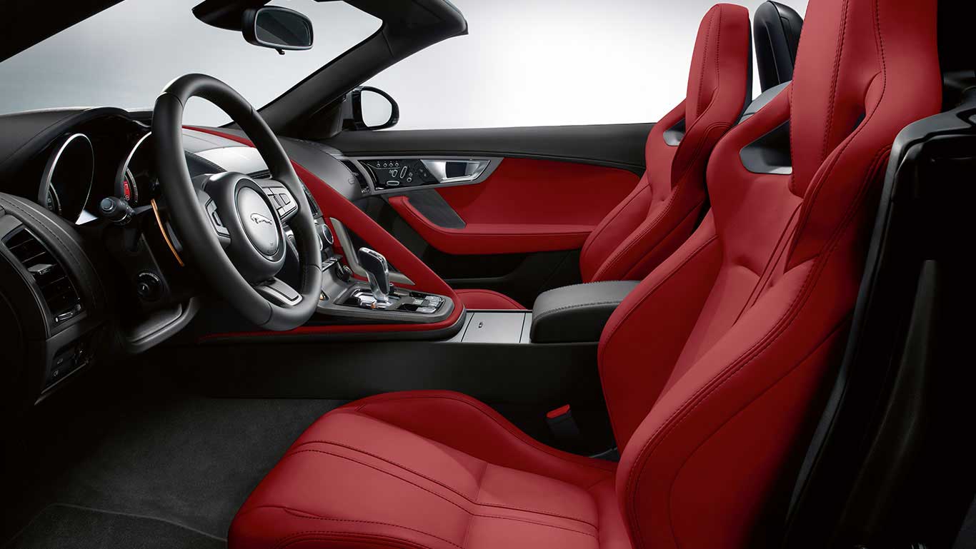 Jaguar F Type R Coupe Interior Front Seats