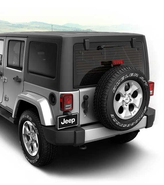 Jeep Wrangler Unlimited Sahara hard top model