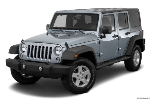 Jeep Wrangler Unlimited Sahara front cross view