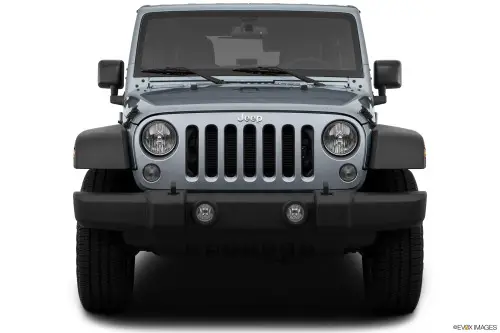 Jeep Wrangler Unlimited Sahara front view