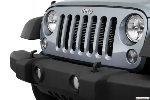 Jeep Wrangler Unlimited Sahara head light view