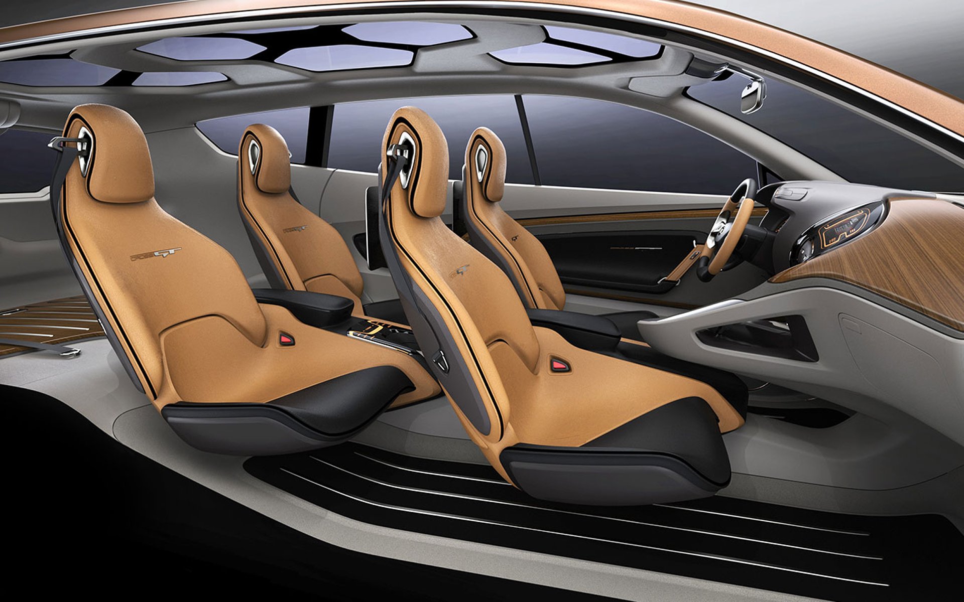 Kia Cross GT interior whole seat view