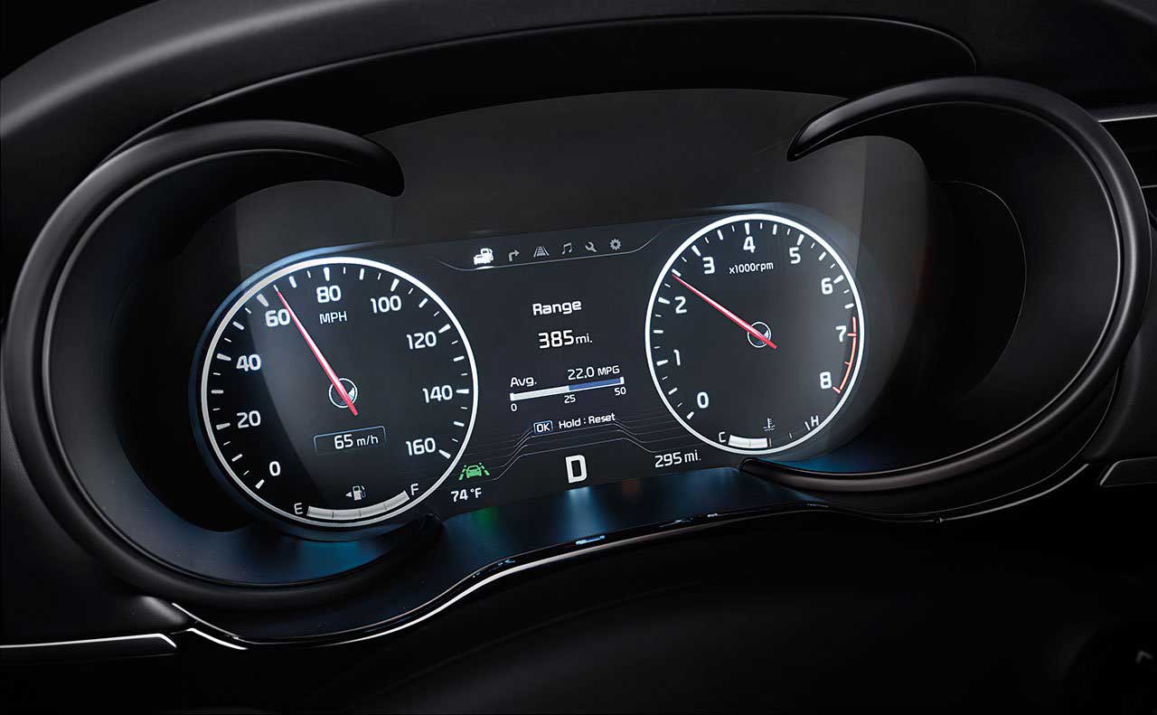 Kia K900 Premium Interior speedometer